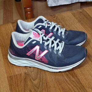 New Balance Womens 790 V6 W790LZ6 Blue Pink Running Shoes Lace Up Sz 8 B